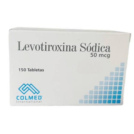 LEVOTIROXINA SODICA 50 MCG CAJA X 150 TABLETAS (COLMED)