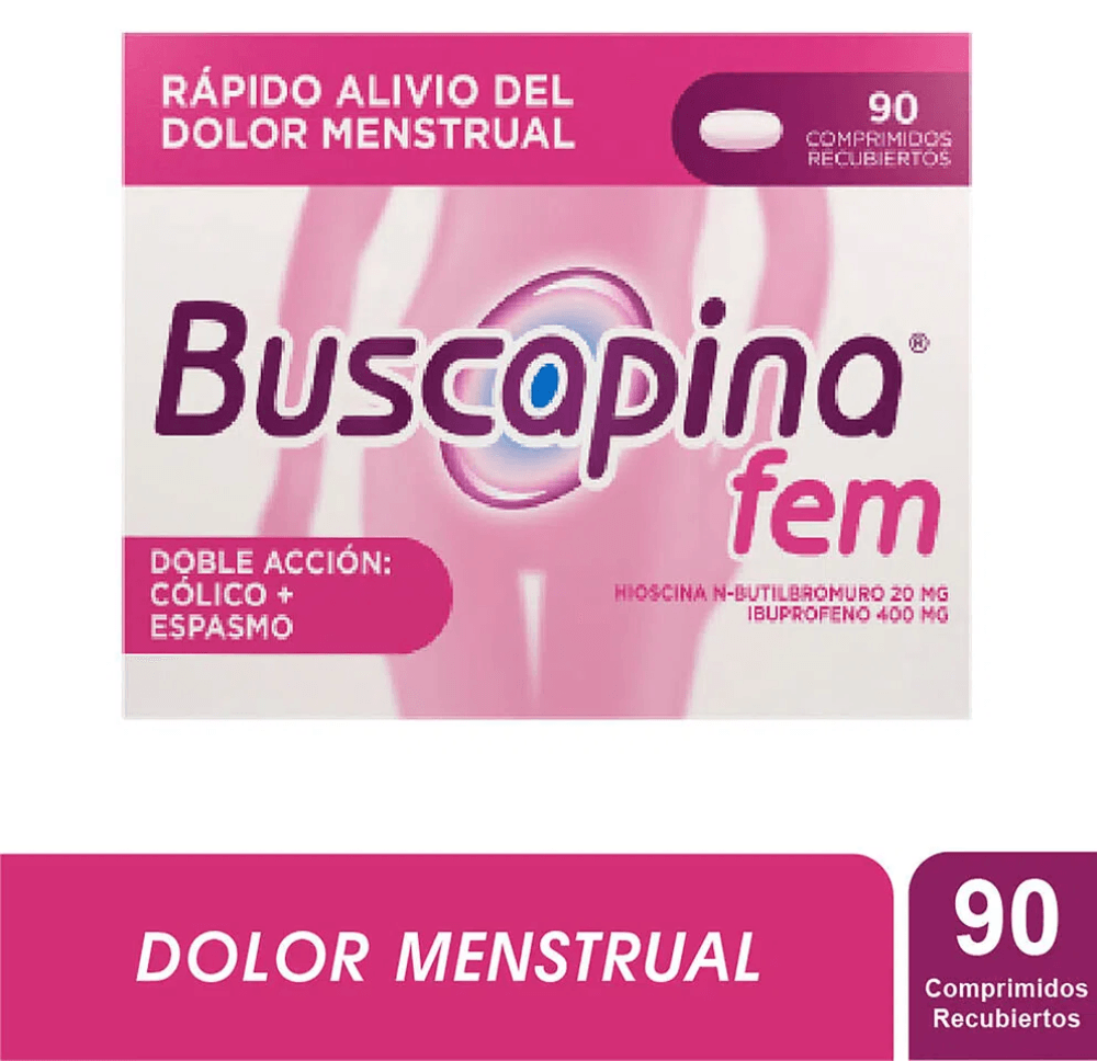 BUSCAPINA FEM CAJA X 90 TABLETAS (SANOFI)