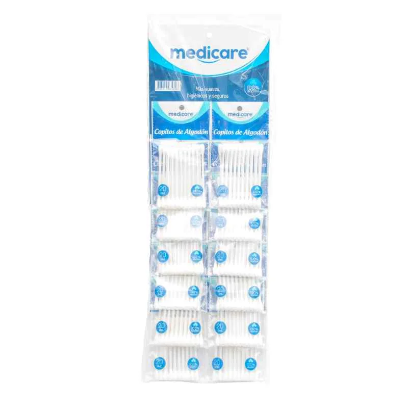 COPITOS MEDICARE TARJETA 12 BOLSA X 20 UND