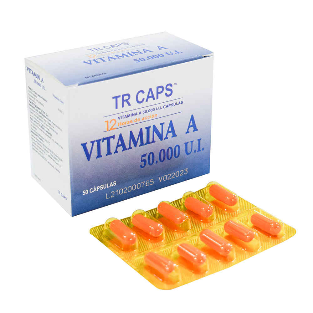 VITAMINA A 500 MG CAJA X 50 CAPSULA (NOVAMED)