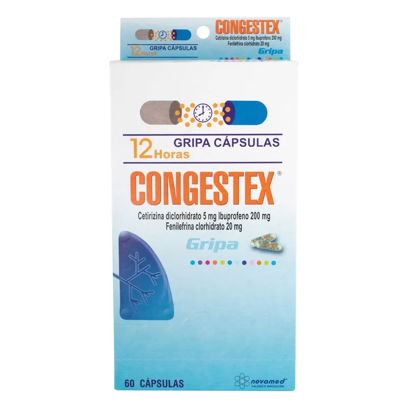 CONGESTEX GRIPA CAJA X 60 CAPSULAS (NOVAMED)