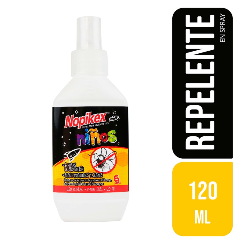 NOPIKEX NIÑOS  REPELENTE SPRAY FRASCO  120ML