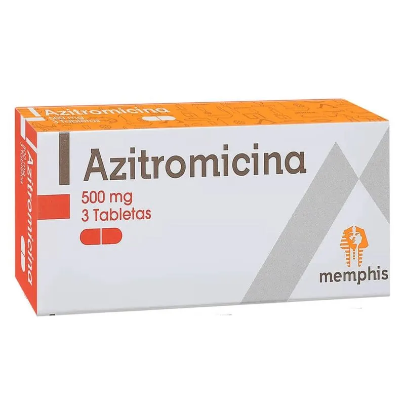 AZITROMICINA 500 MG CAJA X 3 TABLETAS (MEMPHIS)