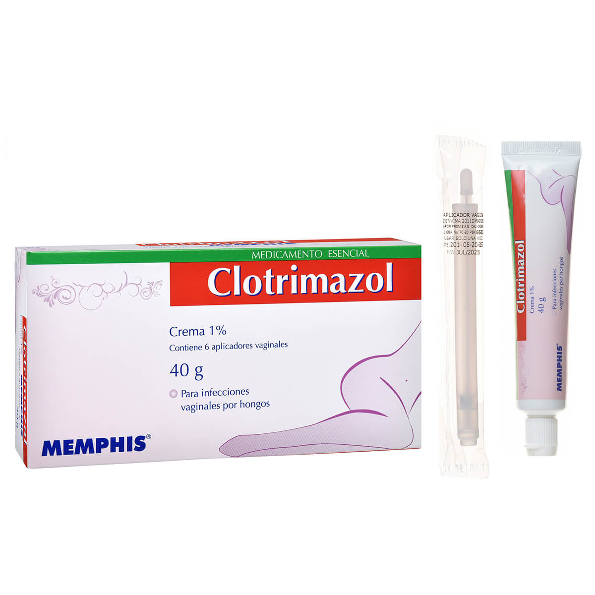 CLOTRIMAZOL 1% CREMA VAGINAL TUBO X 40 GR ( MEMPHIS)