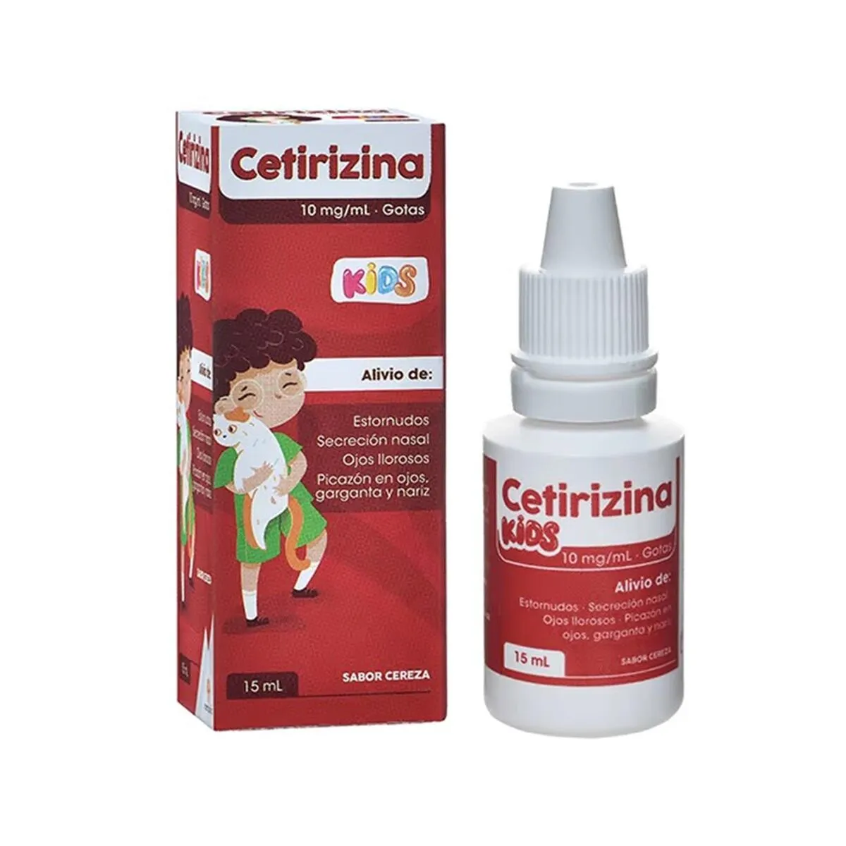 CETIRIZINA GOTAS KIDS 10MG/ML FRASCO X 15 ML (MEMPHIS)