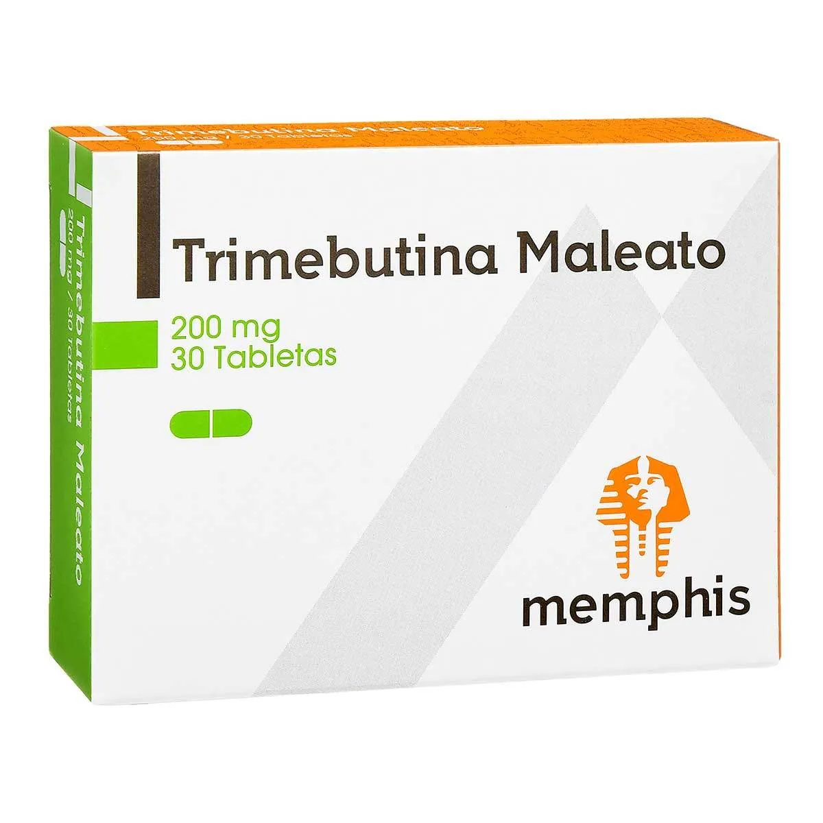 TRIMEBUTINA MALEATO 200 MG CAJA X 30 TABLETAS (MEMPHIS)