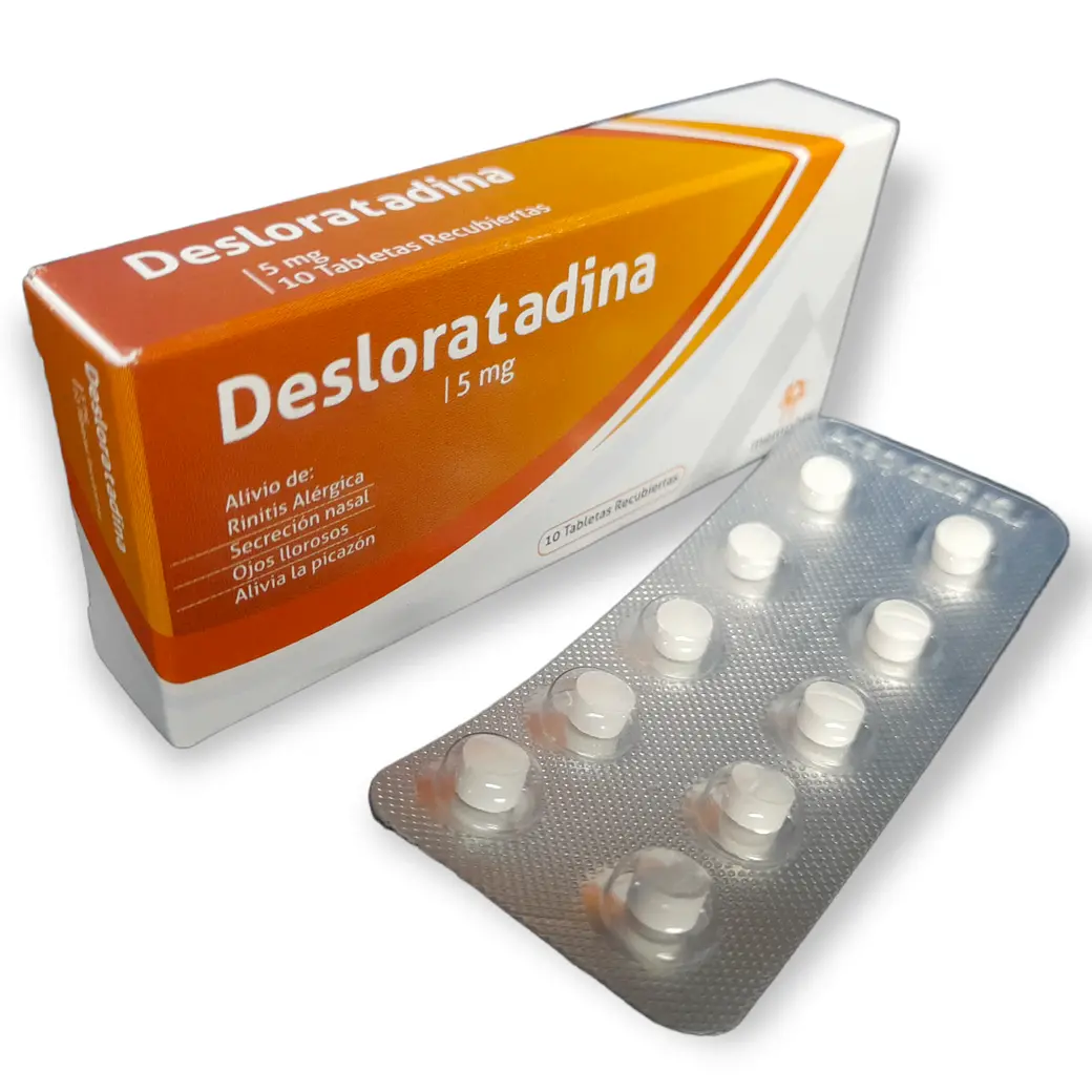 DESLORATADINA 5MG CAJA X 10 TABLETAS (MENPHIS)