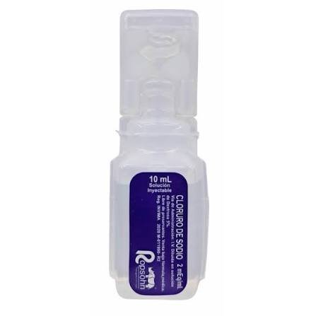 CLORURO DE SODIO EN AMPOLLA  2MEQ  X 10 ML