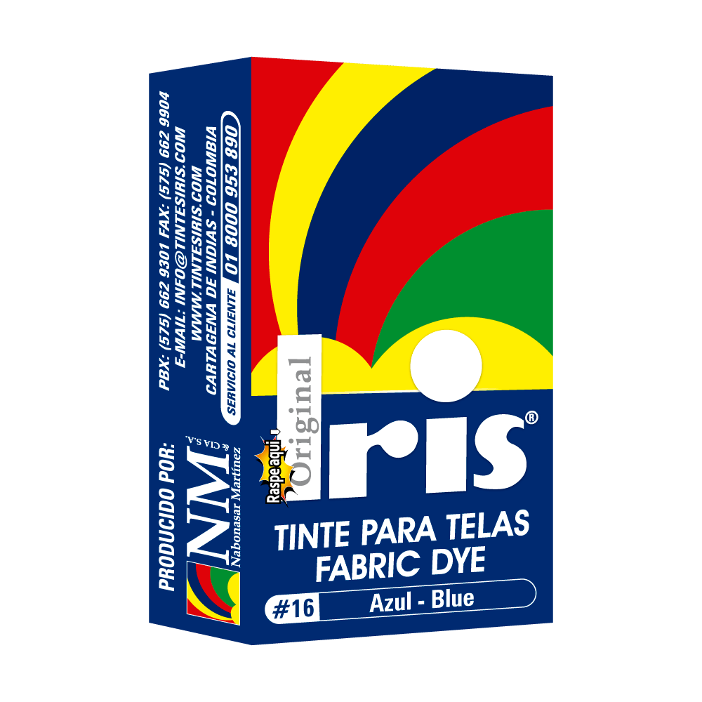 TINTE IRIS AZUL OSCURO # 17 BOLSA X 9 GR