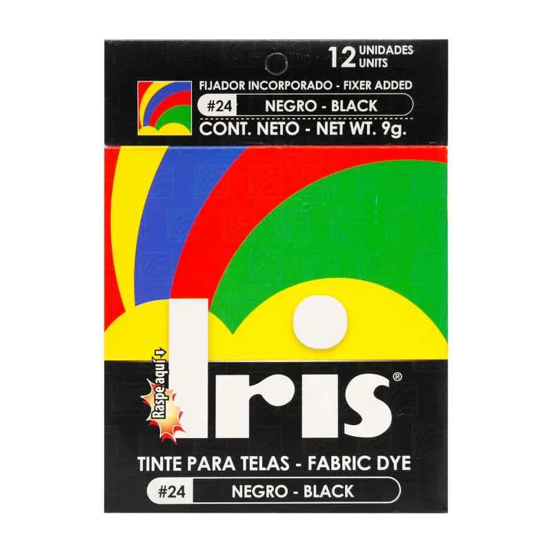 TINTE IRIS NEGRO # 24 BOLSA X 9 GR