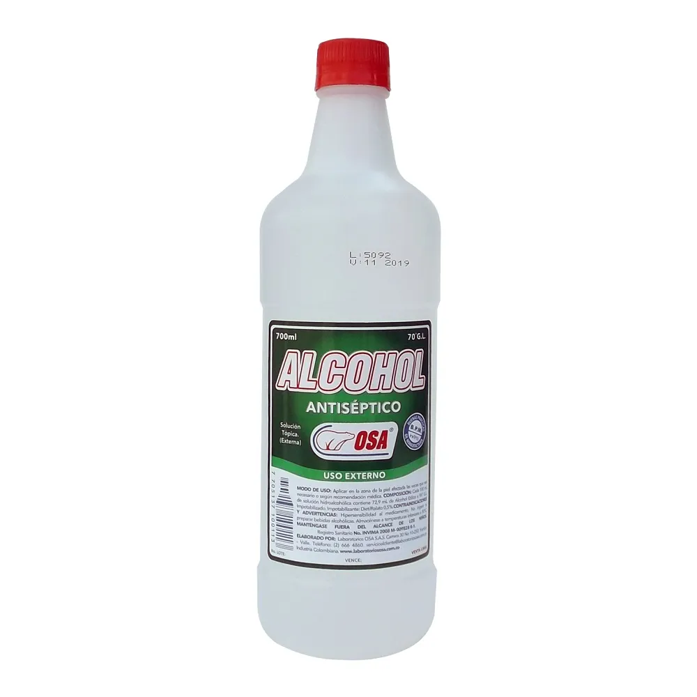 ALCOHOL OSA BOTELLA X 700 ML