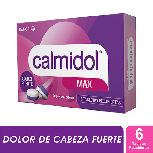 CALMIDOL MAX CAJA X 6 TABLETAS (SANOFI)