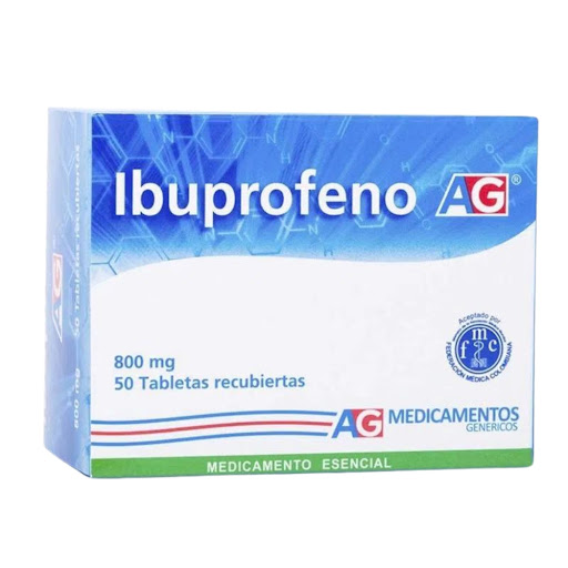 IBUPROFENO 800 MG CAJA X 50 TABLETAS (AG)