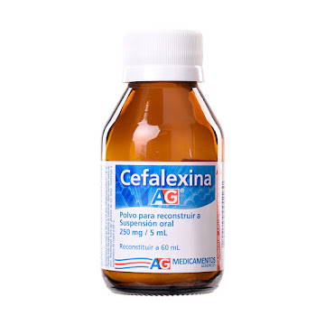 CEFALEXINA SUSPENSION 250 MG/5 ML FRASCO X 60 ML (AG)