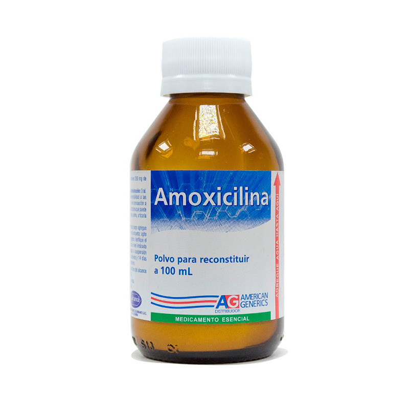 AMOXICILINA SUSPENSION 250MG / 5ML FRASCO X 100ML (AG)
