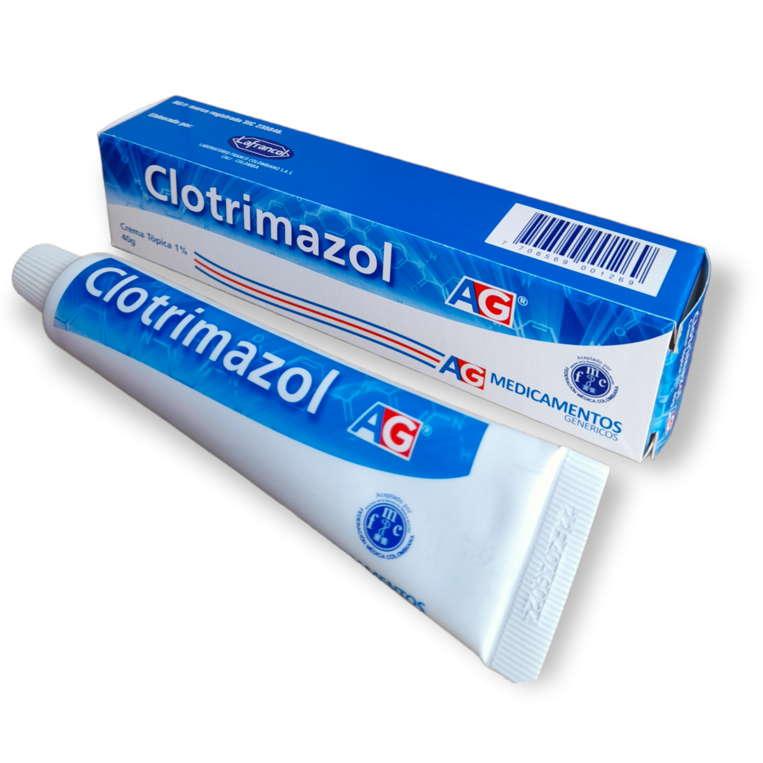 CLOTRIMAZOL 1% CREMA TOPICA TUBO X 40 GR (AG)