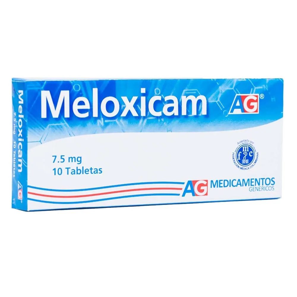 MELOXICAN 7,5 MG CAJA X 10 TABLETAS (AG)