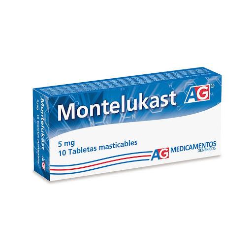 MONTELUKAST 5 MG CAJA X 10 TABLETAS RECUBIERTAS (AG)