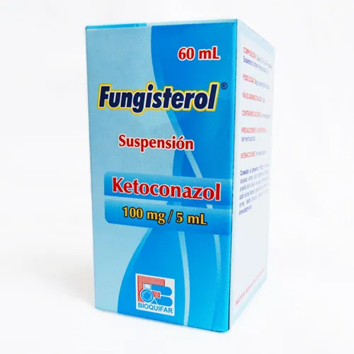FUNGISTEROL SUSPENSION 100MG/5ML FRASCO X 60 ML (BIOQUIFAR)