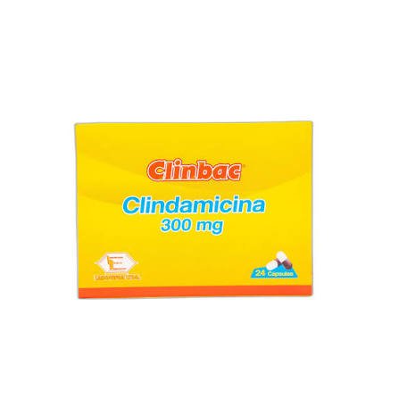 CLINBAC 300MG CAJA X 24 CAPSULA (BIOQUIFAR)