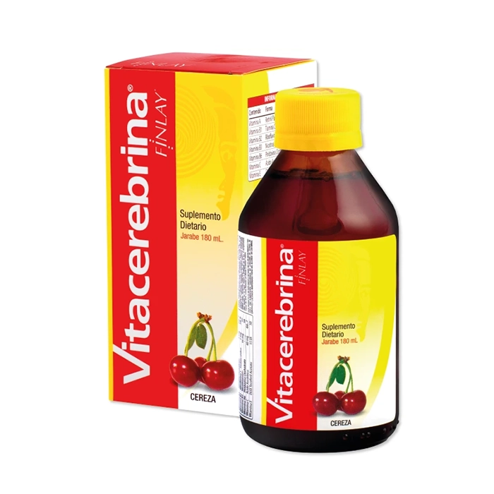 VITACEREBRINA JARABE CEREZA FRASCO X 180 ML (FINLAY)
