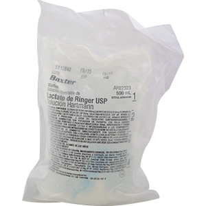 LACTATO DE RINGER BOLSA X 500 ML (BAXTER)