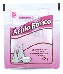 ACIDO BORICO BOLSA PAQUETE X 50 SOBRES X 10 GR (DISANFER)