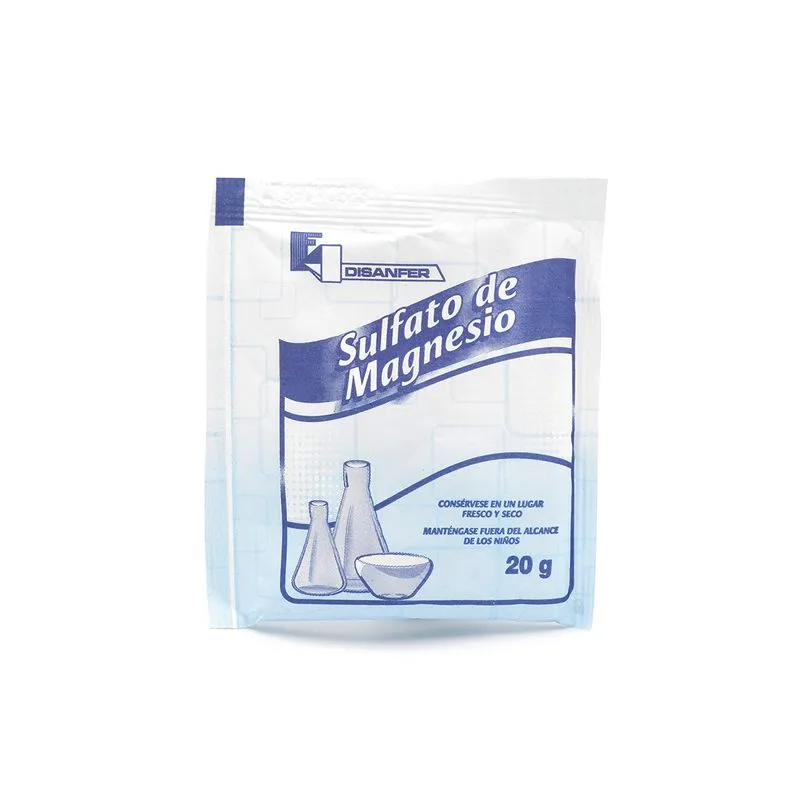 SULFATO DE MAGNESIO SOBRE X 20 GR (DISANFER)