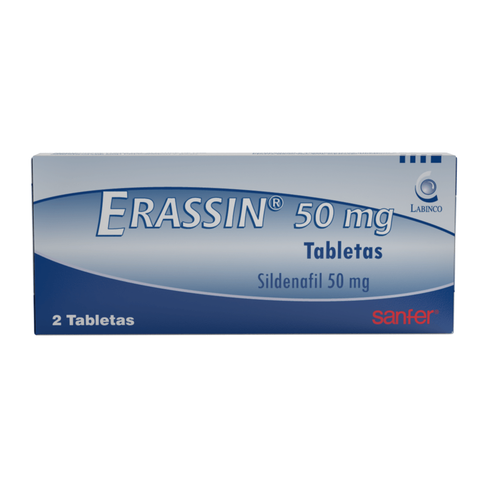 ERASSIN 50 MG CAJA X 2 TABLETAS (SANFER)