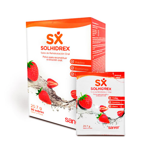 SOLHIDREX FRESA CAJA X 30 SOBRES