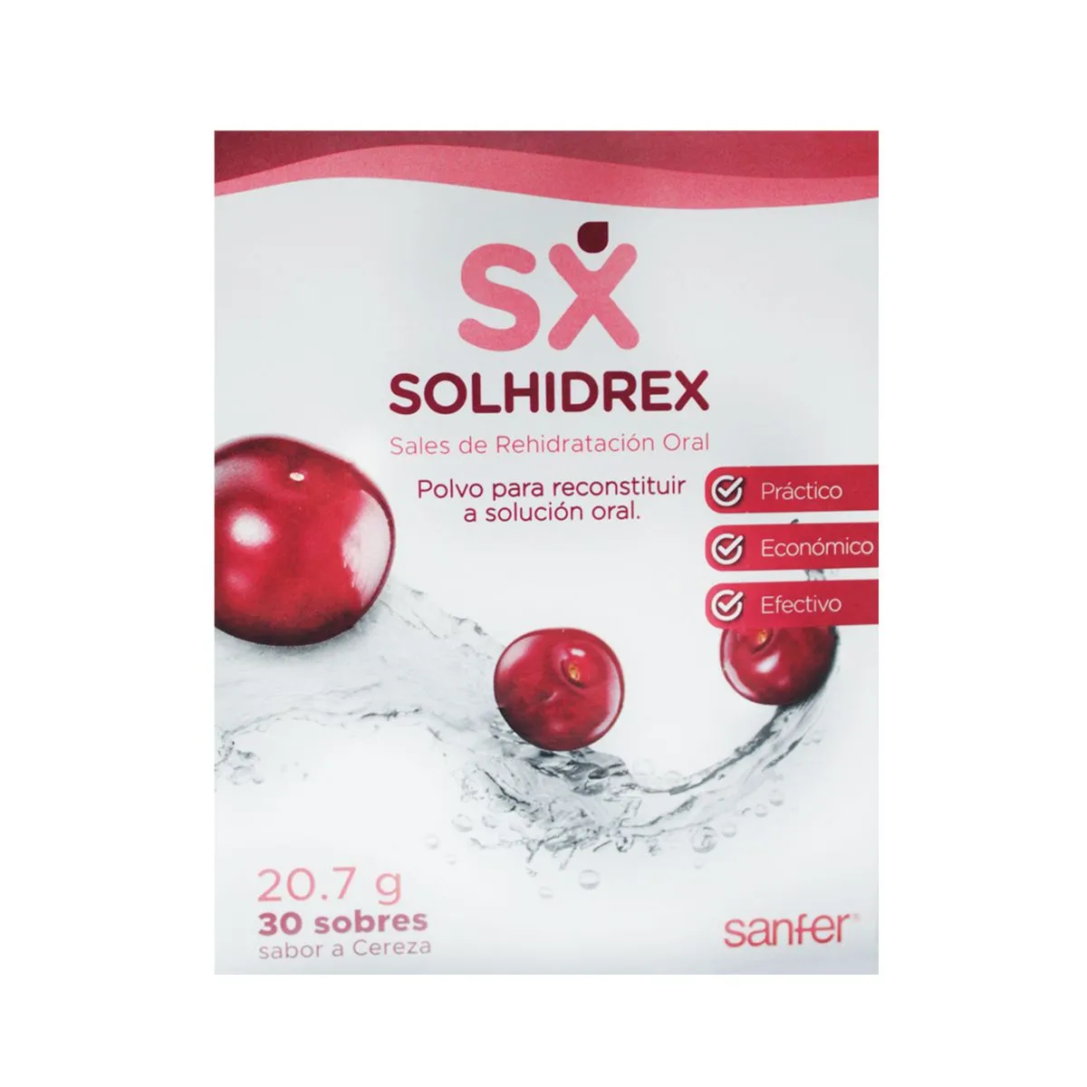 SOLHIDREX CEREZA CAJA X 30 SOBRES (LABINCO)