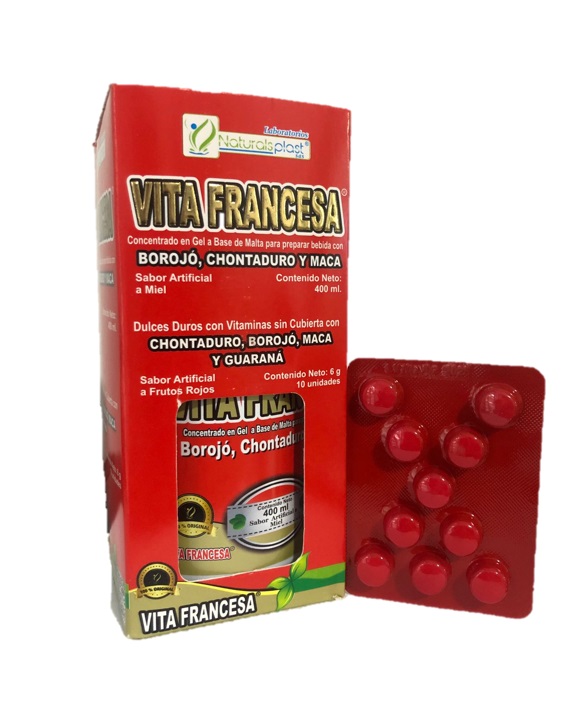 VITAFRANCESA FRASCO X 400 ML (NATURAL PLAST)