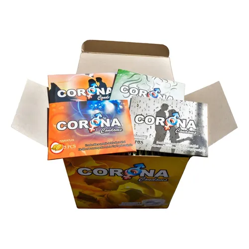PRESERVATIVOS CORONA CAJA X 48 SOBRES X 3 UND