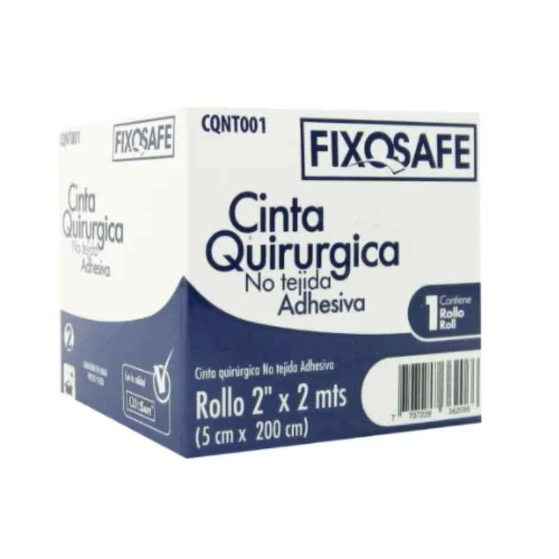 CINTA QUIRURGICA NO TEJIDA ADHESIVA 2X2 MTS (FIXOSAFE)