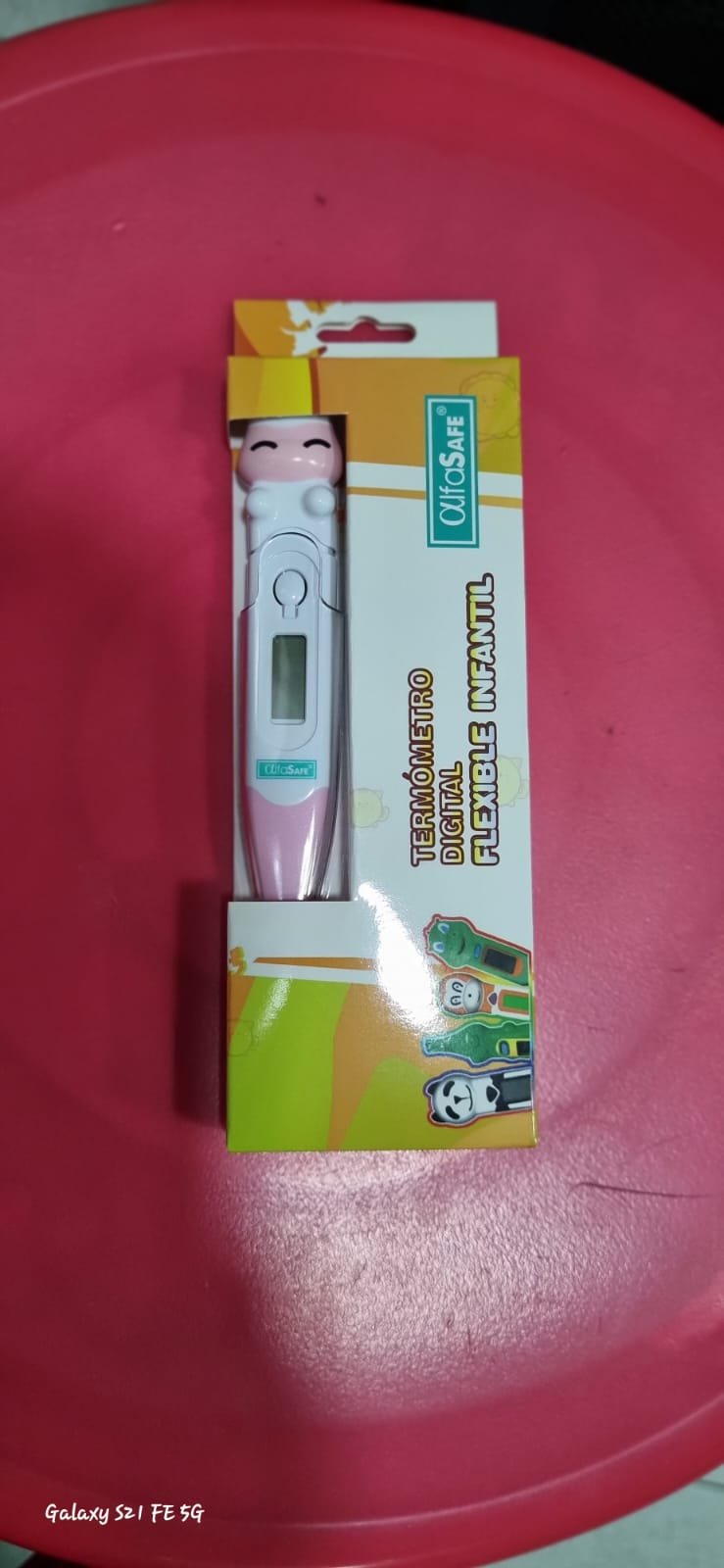 TERMOMETRO DIGITAL FLEXIBLE INFANTIL VACA (ALFASAFE)