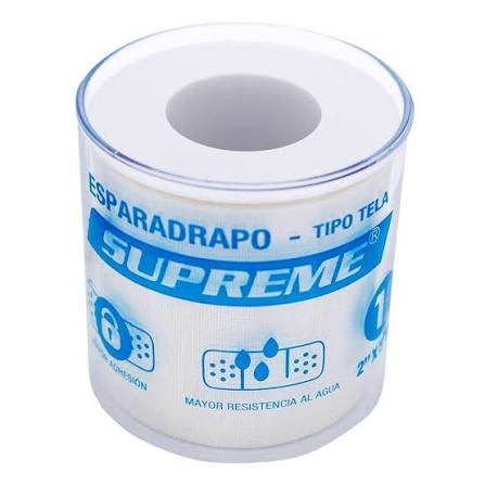ESPARADRAPO TIPO TELA COLOR BLANCO 2X5" YD (SUPREME)