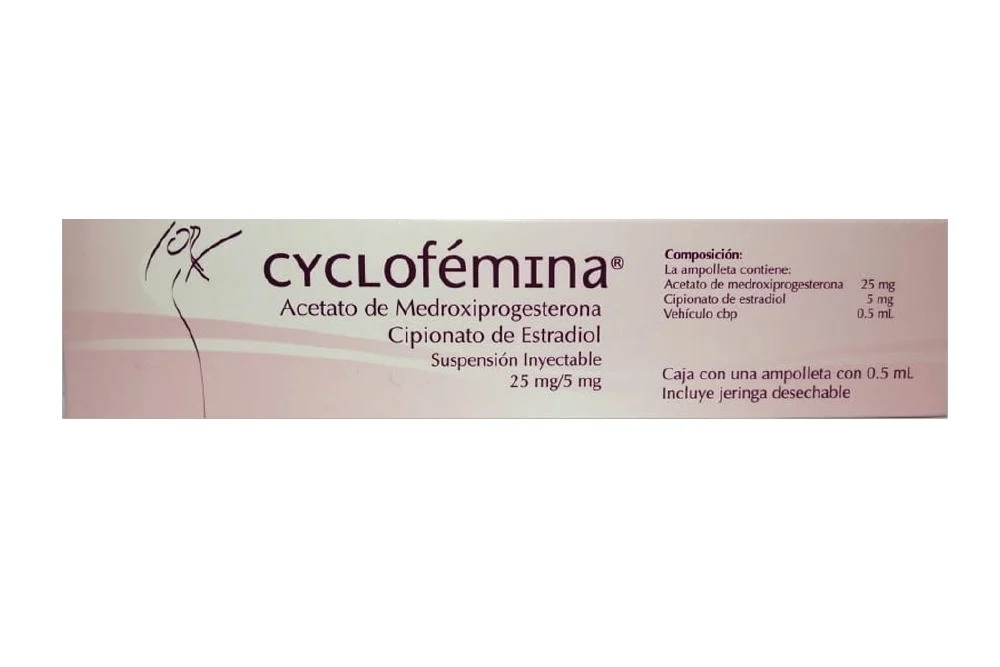 CYCLOFEMINA SUSPENSION INYECTABLE 0.5ML / 23MG -5MG