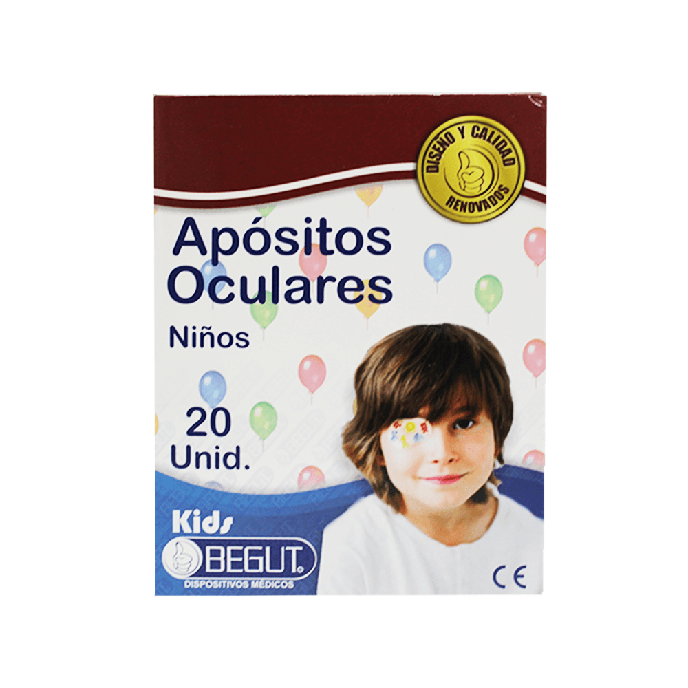 APOSITOS OCULARES NIÑOS CAJA X 20 UND (BEGUT)
