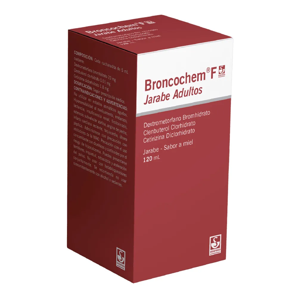 BRONCOCHEM ADULTO JARABE FRASCO X 120 ML (SIEGFRIED)