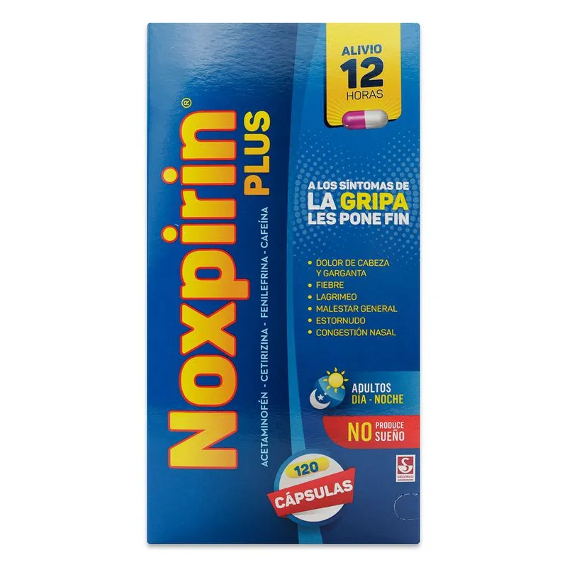 NOXPIRIN PLUS CAJA X 120 CAPSULAS (SIEGFRIED)