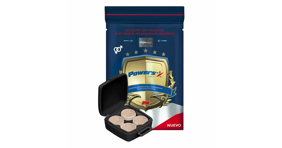 POWERS SEX 4 TABLETAS ORIGINAL AZUL