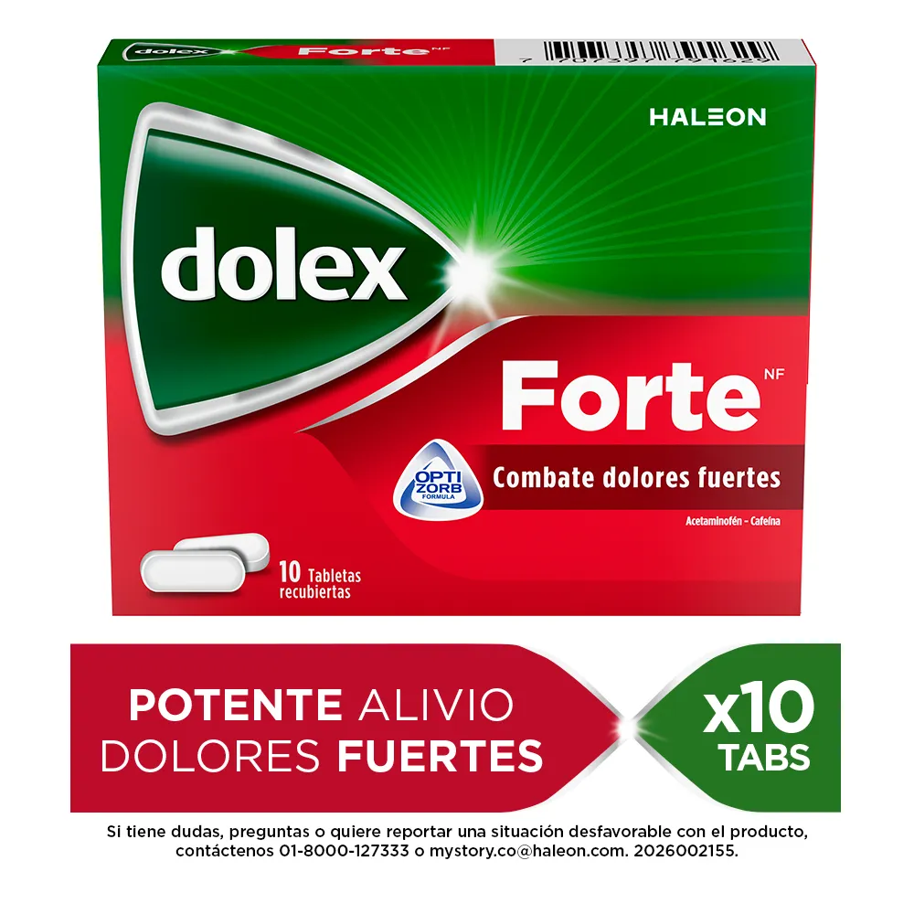 DOLEX FORTE CAJA X 10 TABLETAS (HALEON)