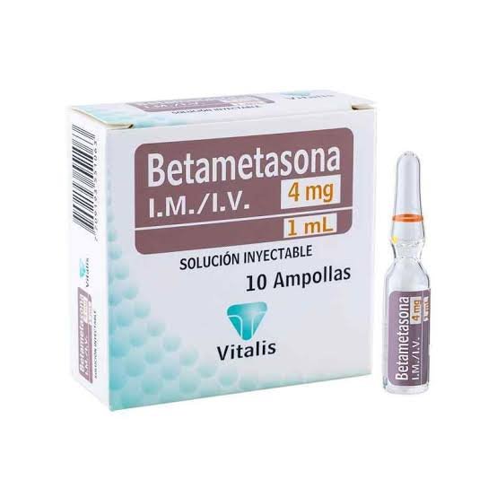 BETAMETASONA 4 MG/1ML CAJA X 10 AMPOLLAS (VITALIS)