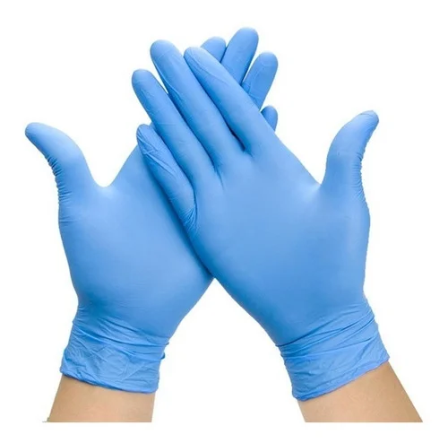 GUANTES DE NITRILO AZUL TALLA M CAJA X 100 UND (S/M)