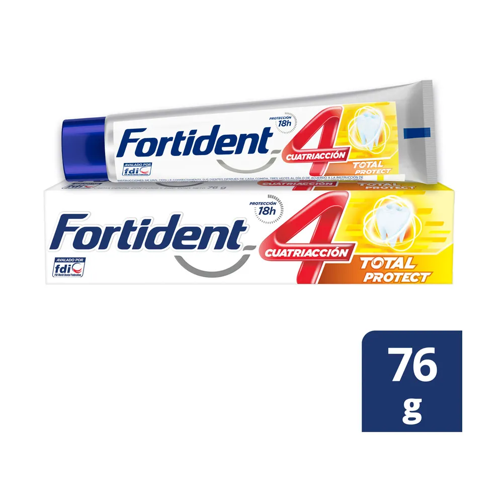CREMA DENTAL FORTIDENT TOTAL PROTECT TUBO X 76 GR