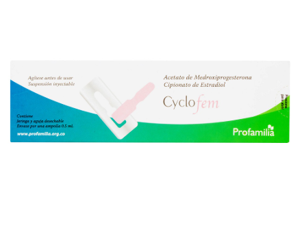 CYCLOFEM  SOLUCION INYECTABLE X 1 AMPOLLA #S/C