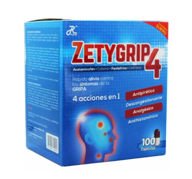 ZETYGRIP 4 CAJA X 100 CAPSULAS