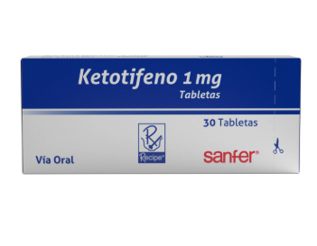 KETOTIFENO 1 MG CAJA X 30 TABLETAS (RECIPE)