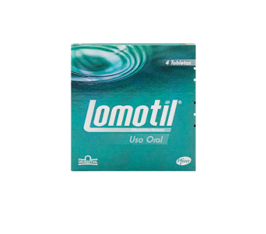 LOMOTIL CAJA X 4 TABLETAS (PFIZER)