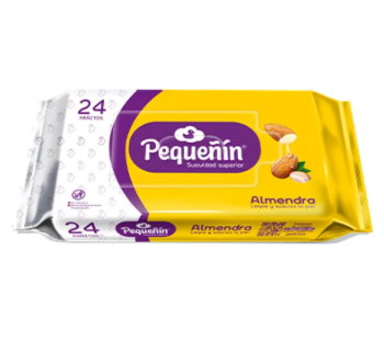 PAÑITOS PEQUEÑIN HUMEDOS SUAVIDAD SUPERIOR PAQUETE X 24 UND